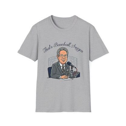 "That's Baseball, Suzyn" John Sterling Tribute T-Shirt